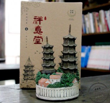祥意堂泉州东西塔音乐盒 树脂音乐盒礼物 闽南特色装饰品摆件